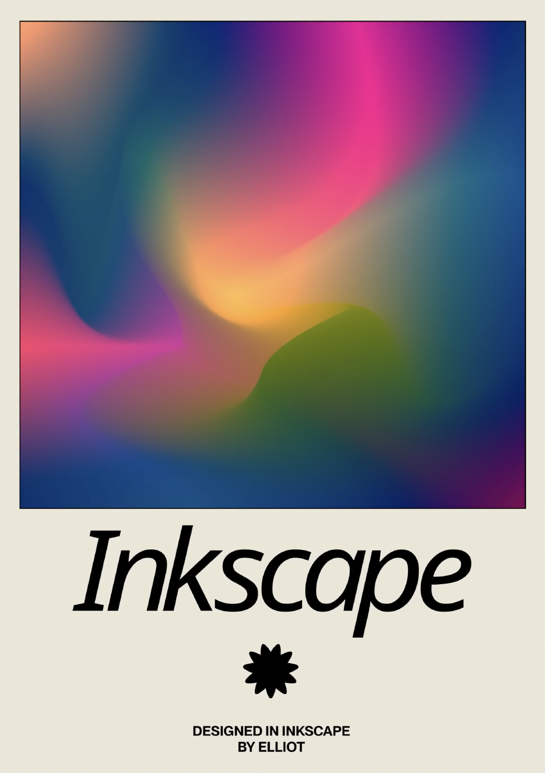 fig. 9 Capture d’écran de la vidéo d’Elliot Ulm, montrant sa production avec le logiciel <em>Inkscape</em>.